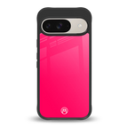 magenta paradise back phone cover | glass case for google pixel 9