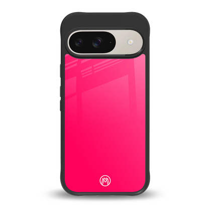 magenta paradise back phone cover | glass case for google pixel 9