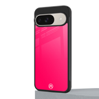 magenta paradise back phone cover | glass case for google pixel 9