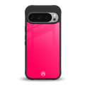 magenta paradise back phone cover | glass case for google pixel 9 pro