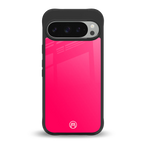 magenta paradise back phone cover | glass case for google pixel 9 pro