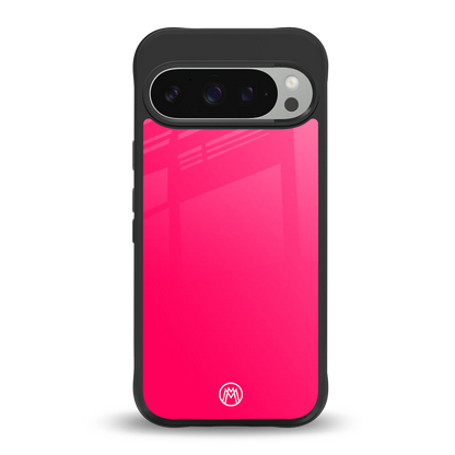 magenta paradise back phone cover | glass case for google pixel 9 pro xl