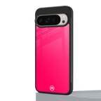 magenta paradise back phone cover | glass case for google pixel 9 pro