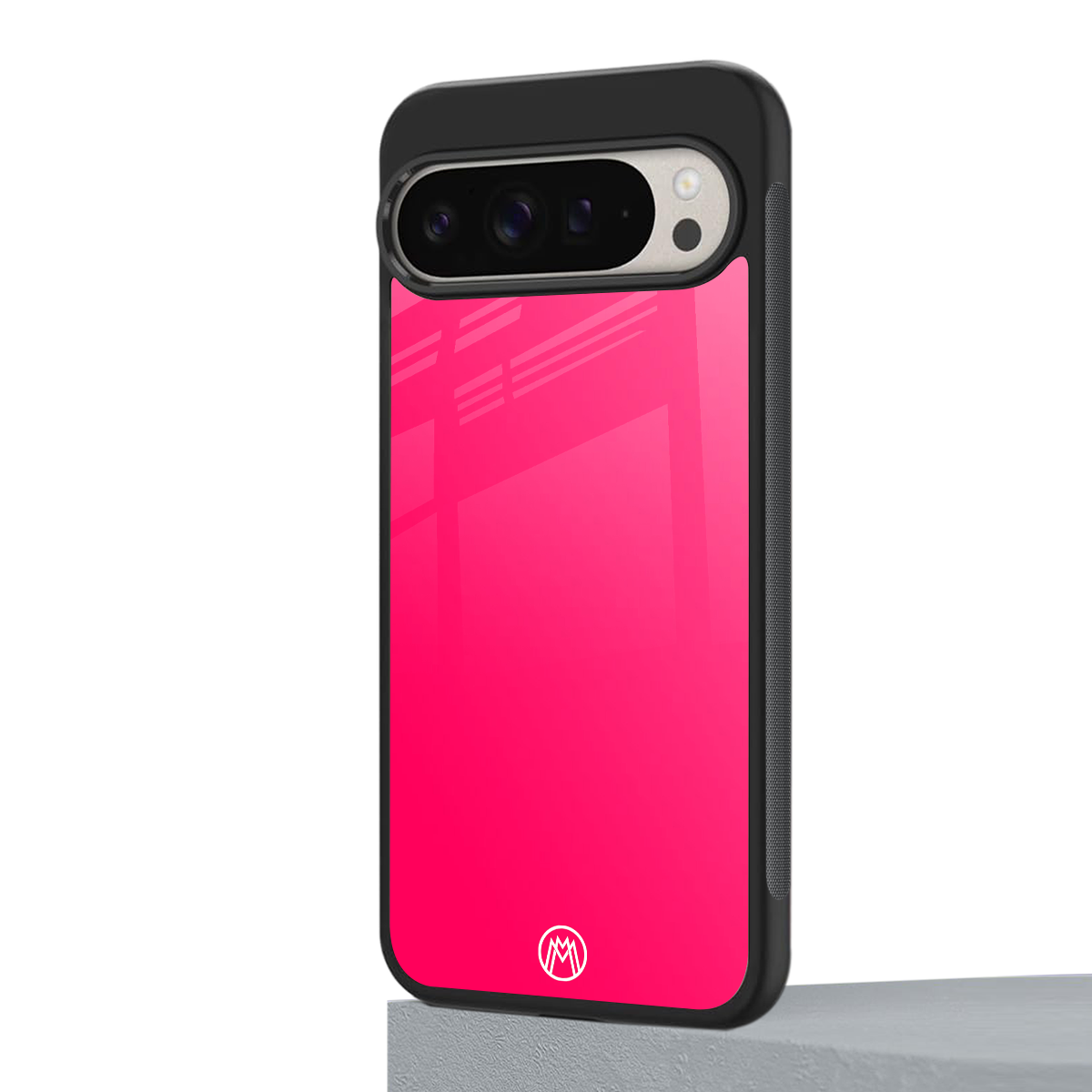 magenta paradise back phone cover | glass case for google pixel 9 pro