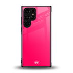 magenta paradise back phone cover | glass case for samsung galaxy s23 ultra