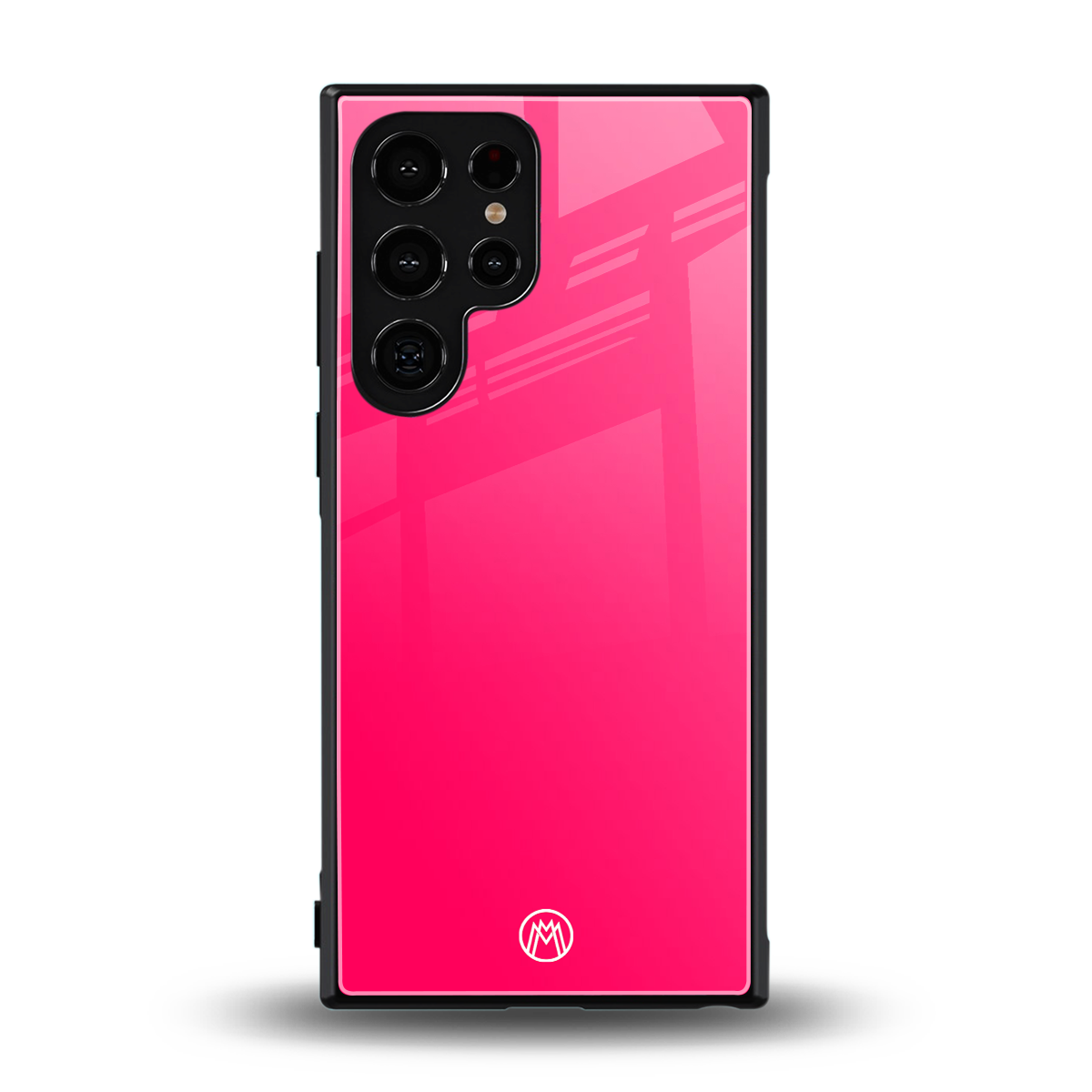 magenta paradise back phone cover | glass case for samsung galaxy s23 ultra