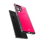 magenta paradise back phone cover | glass case for samsung galaxy s23 ultra