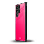 magenta paradise back phone cover | glass case for samsung galaxy s23 ultra