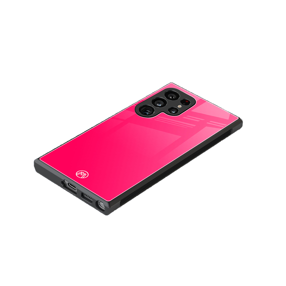 magenta paradise back phone cover | glass case for samsung galaxy s23 ultra