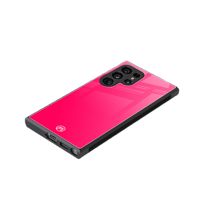 magenta paradise back phone cover | glass case for samsung galaxy s23 ultra