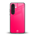 magenta paradise back phone cover | glass case for samsung galaxy s24 plus
