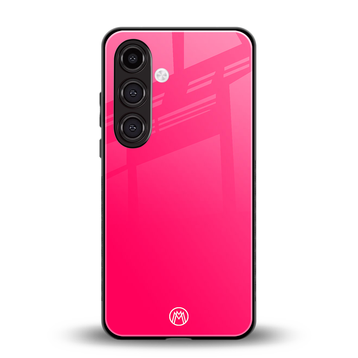 magenta paradise back phone cover | glass case for samsung galaxy s24 plus