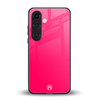 magenta paradise back phone cover | glass case for samsung galaxy s25
