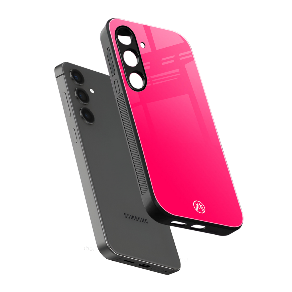 magenta paradise back phone cover | glass case for samsung galaxy s24