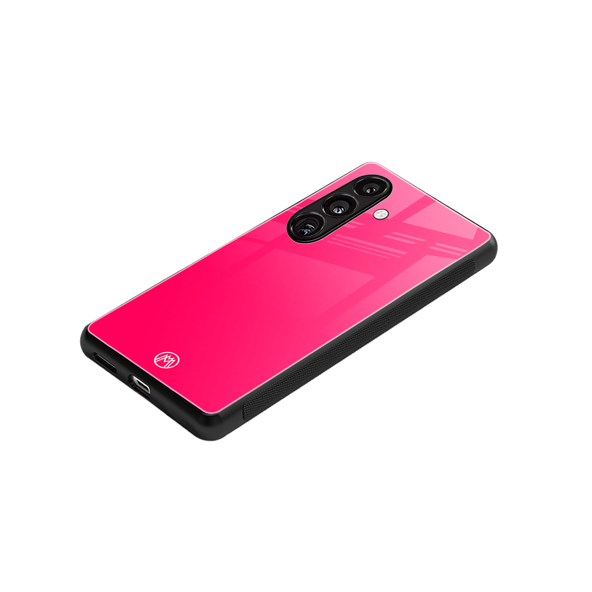 magenta paradise back phone cover | glass case for samsung galaxy s24 fe