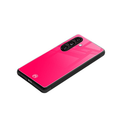magenta paradise back phone cover | glass case for samsung galaxy s24 fe