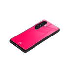 magenta paradise back phone cover | glass case for samsung galaxy s24 plus