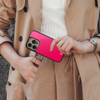 magenta paradise back phone cover | glass case for samsung galaxy s24 fe