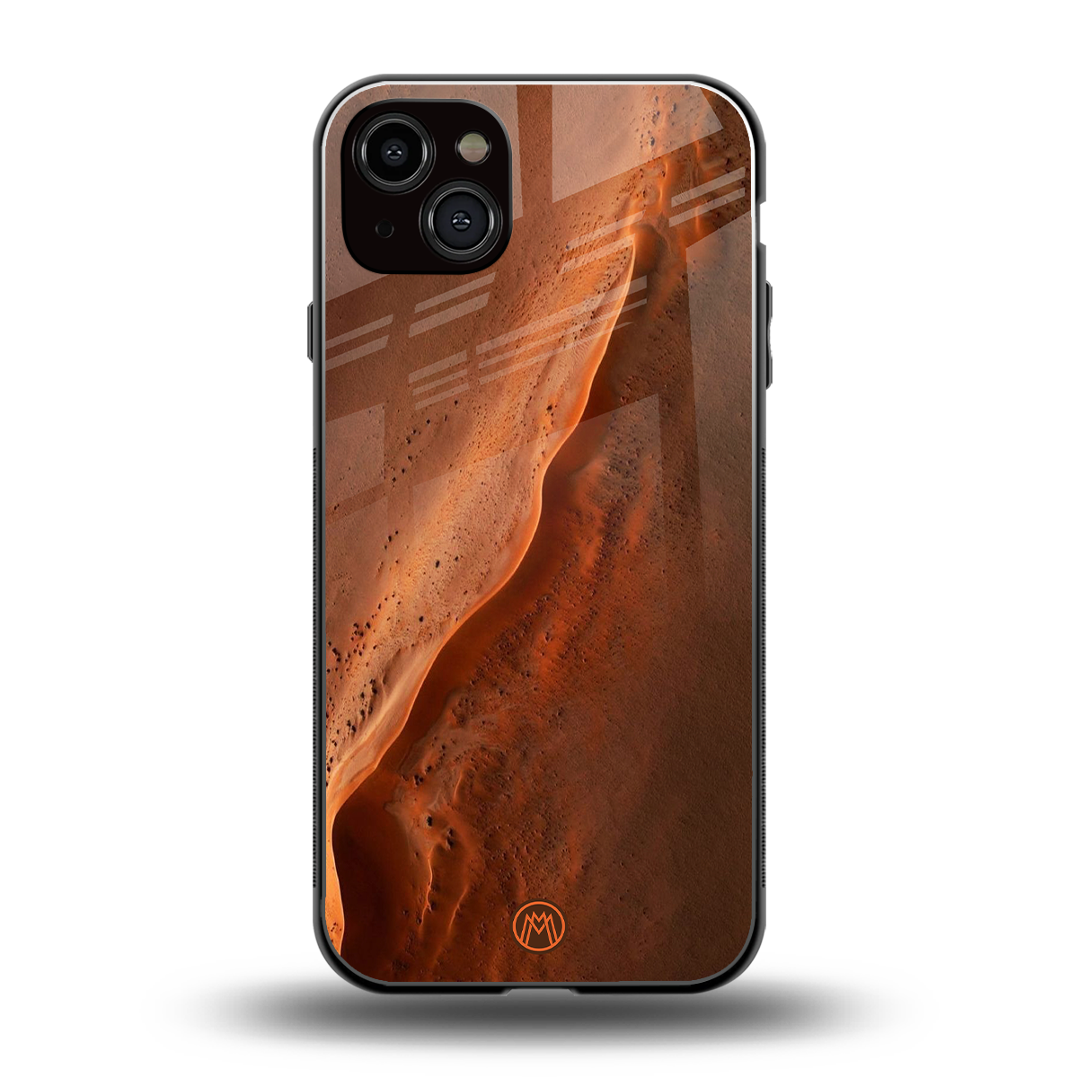 magical mars back phone cover | glass case for iphone 15 plus