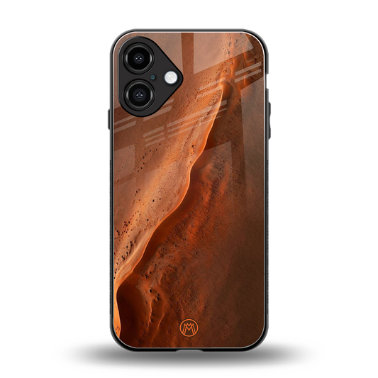 magical mars back phone cover | glass case for iphone 16 plus