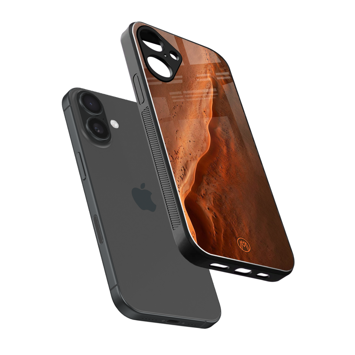 magical mars back phone cover | glass case for iphone 16 plus