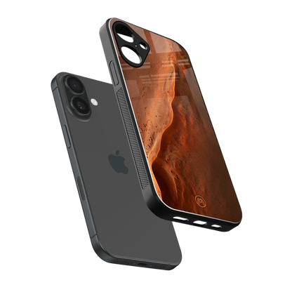 magical mars back phone cover | glass case for iphone 16 plus