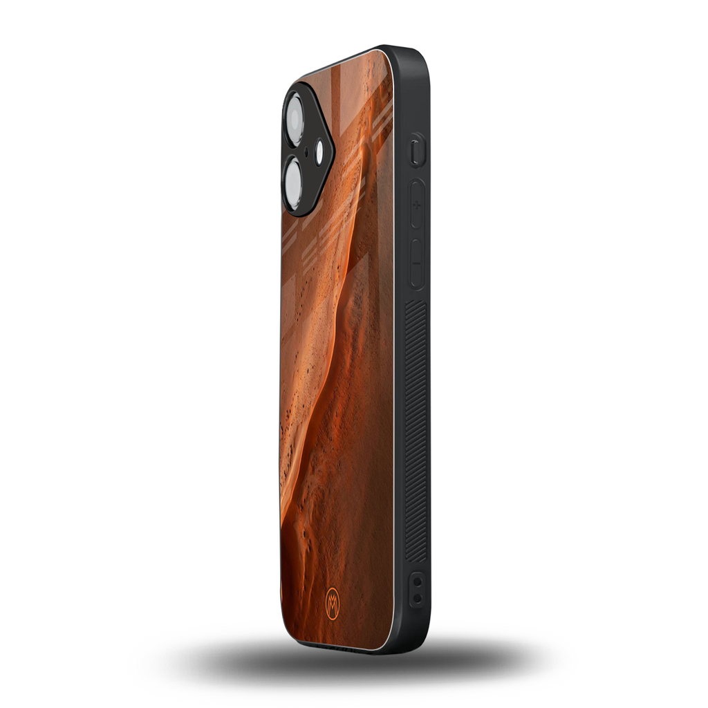 magical mars back phone cover | glass case for iphone 16 plus