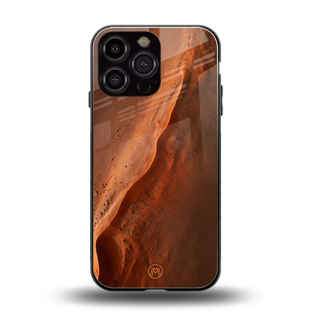 magical mars back phone cover | glass case for iphone 16 pro max