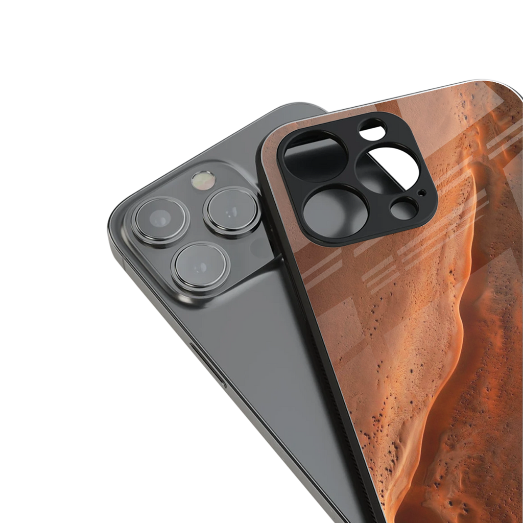 magical mars back phone cover | glass case for iphone 15 pro