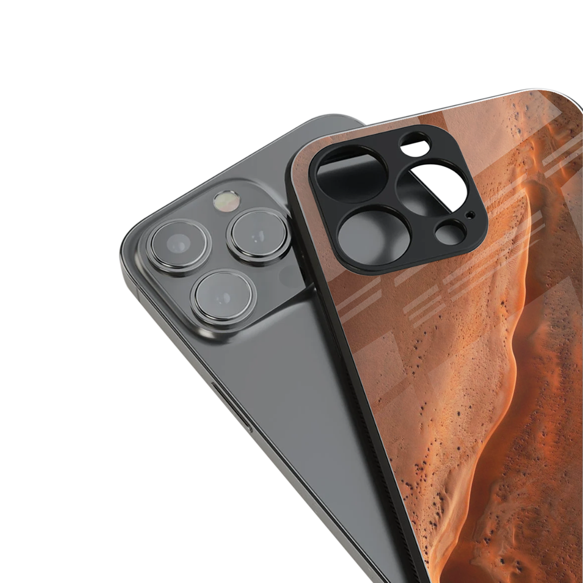magical mars back phone cover | glass case for iphone 15 pro