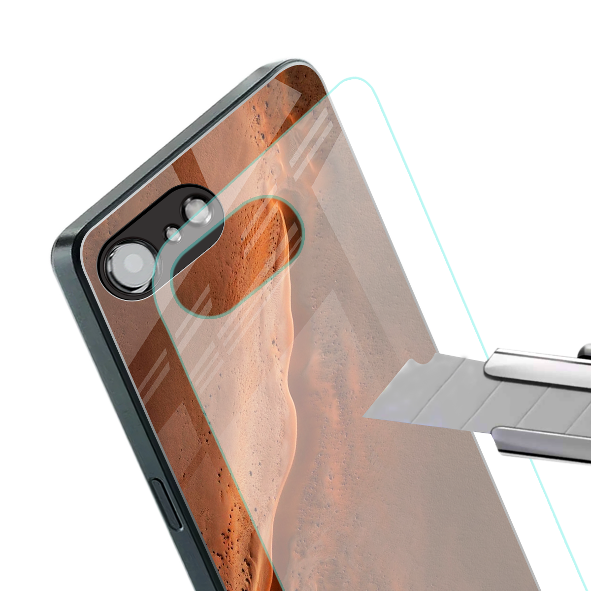 magical mars back phone cover | glass case for iphone 16e