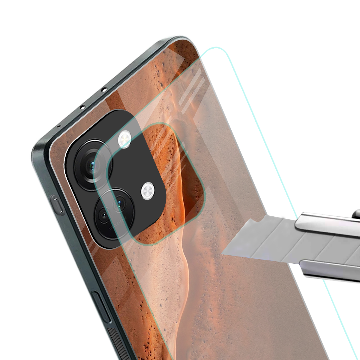 magical mars back phone cover | glass case for oneplus nord 3