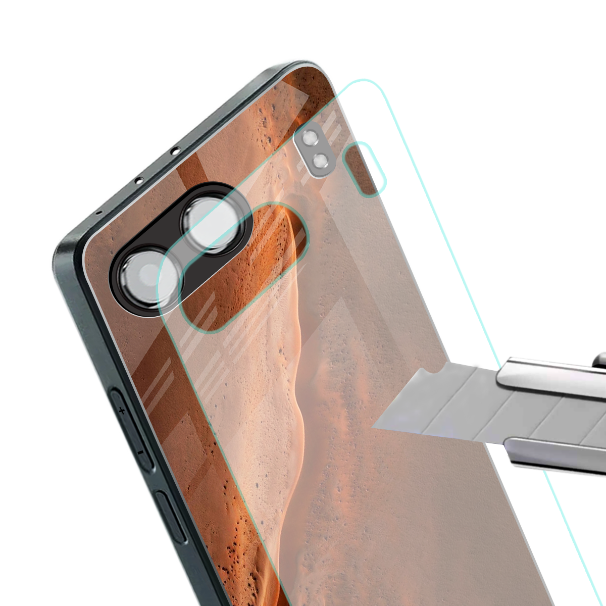 magical mars back phone cover | glass case for oneplus nord 4
