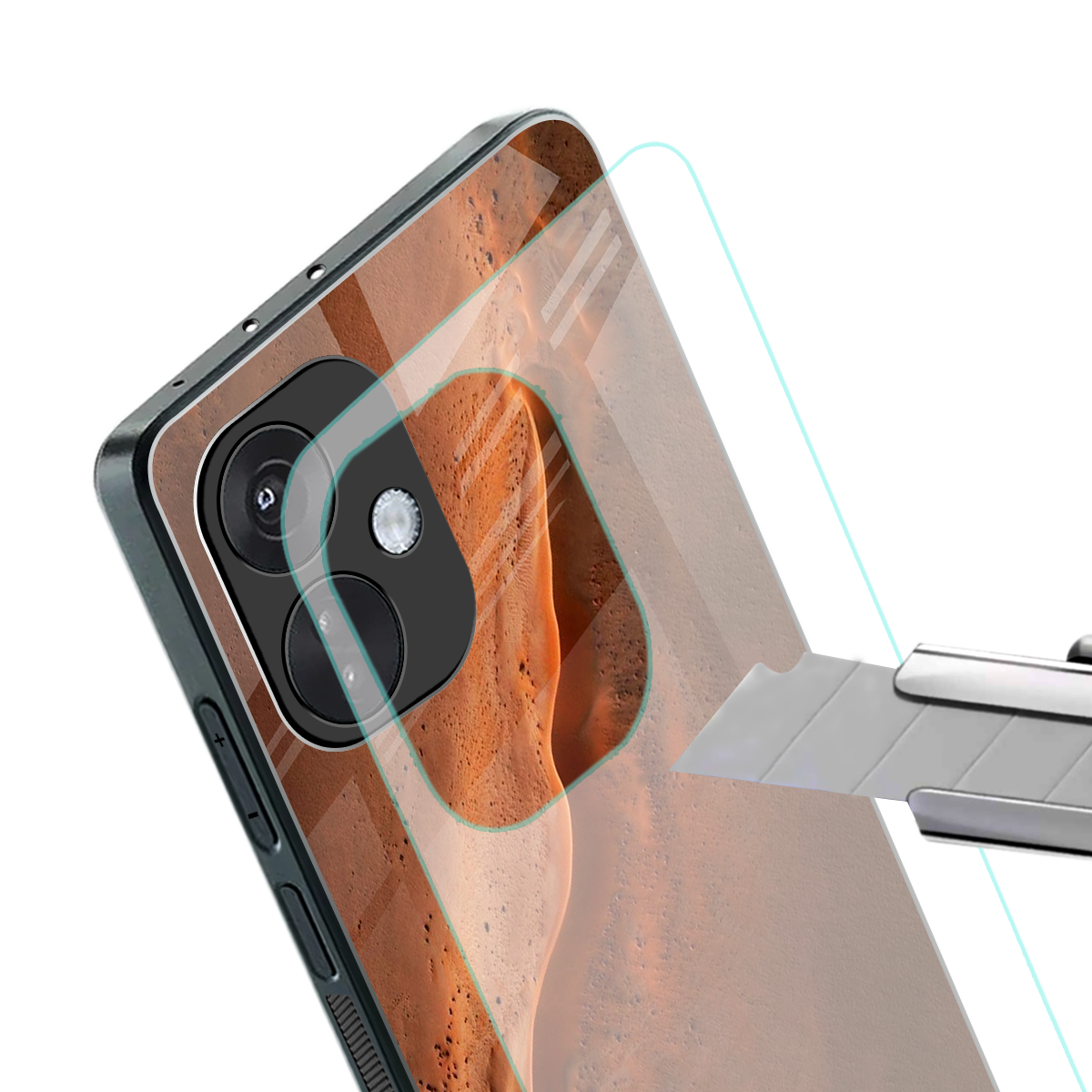 magical mars back phone cover | glass case for oneplus nord ce 3