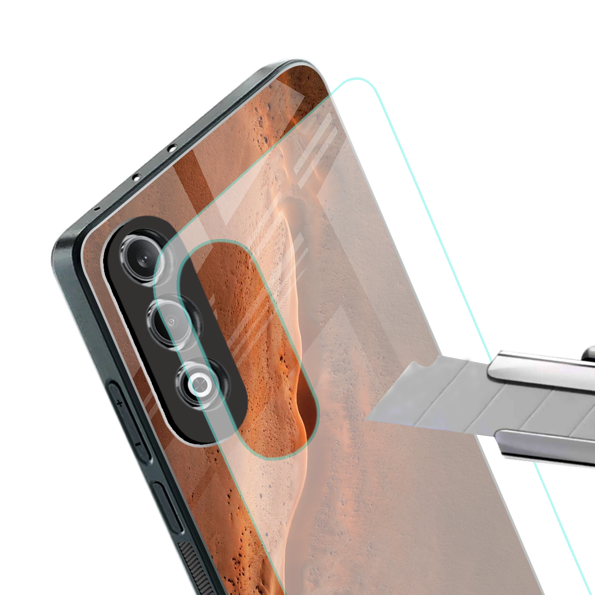 magical mars back phone cover | glass case for oneplus nord ce 4