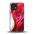 magical pink liquid marble back phone cover | glass case for nothing phone 2