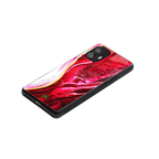 magical pink liquid marble back phone cover | glass case for nothing phone 2