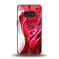magical pink liquid marble back phone cover | glass case for nothing phone 2a