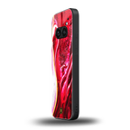magical pink liquid marble back phone cover | glass case for nothing phone 2a