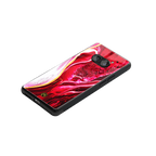 magical pink liquid marble back phone cover | glass case for nothing phone 2a