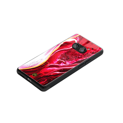 magical pink liquid marble back phone cover | glass case for nothing phone 2a