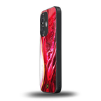 magical pink liquid marble back phone cover | glass case for oneplus nord ce 3