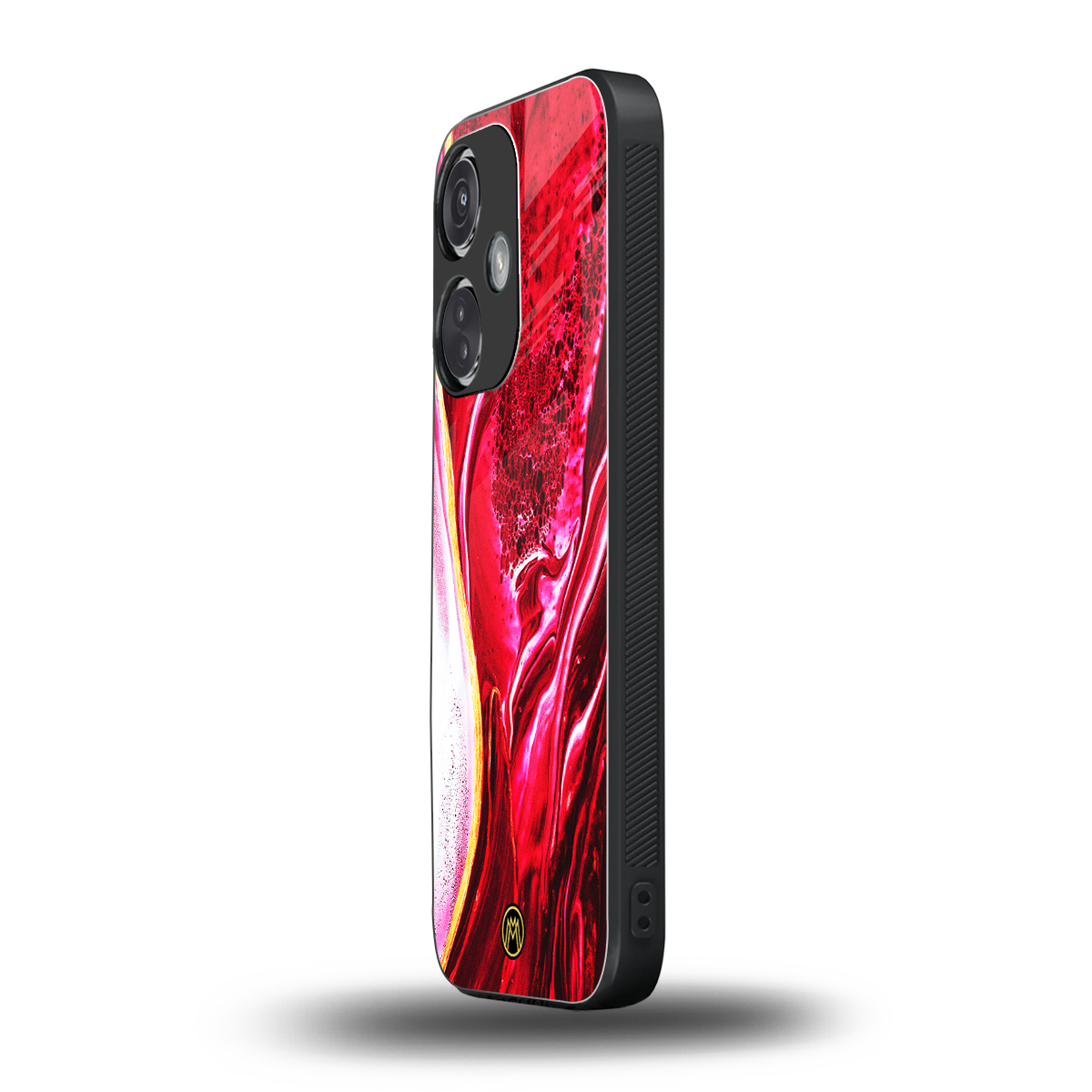 magical pink liquid marble back phone cover | glass case for oneplus nord ce 3