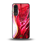 magical pink liquid marble back phone cover | glass case for oneplus nord ce 4 lite