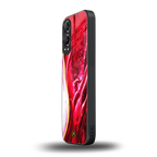 magical pink liquid marble back phone cover | glass case for oneplus nord ce 4 lite