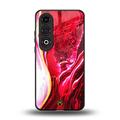 magical pink liquid marble back phone cover | glass case for oneplus nord ce 4