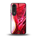 magical pink liquid marble back phone cover | glass case for oneplus nord ce 4