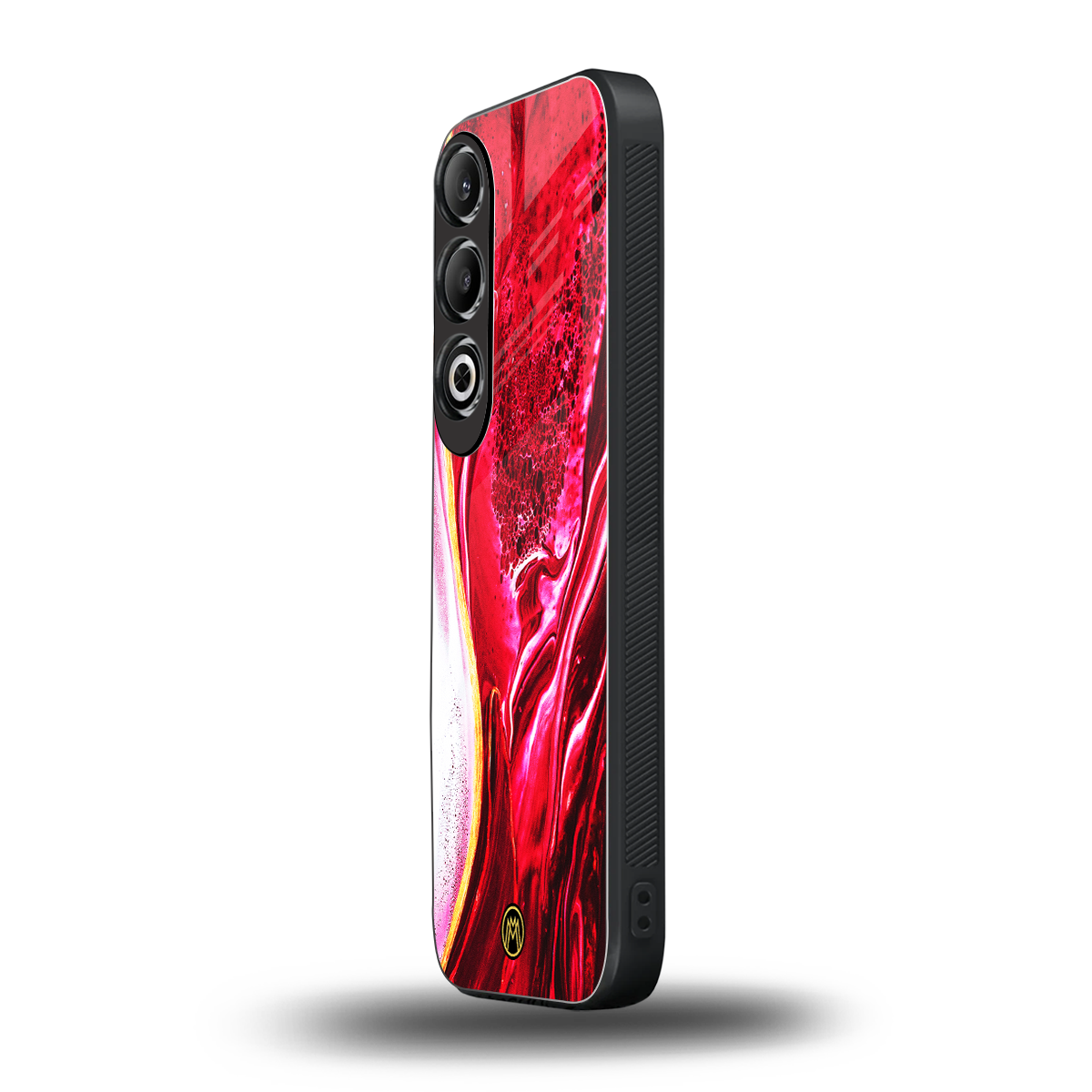 magical pink liquid marble back phone cover | glass case for oneplus nord ce 4