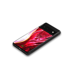 magical pink liquid marble back phone cover | glass case for google pixel 6