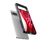 magical pink liquid marble back phone cover | glass case for google pixel 7 pro